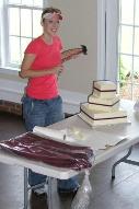 Yes, that is a hammer to build the cake.