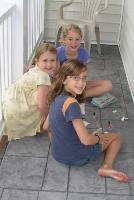 The girls get ready