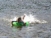 Enjoying the water