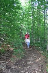 Ron and Bethan on our hike.