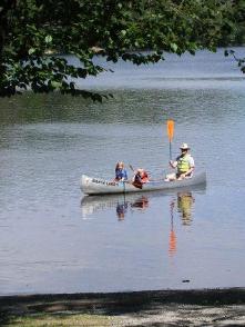 Returning the canoe