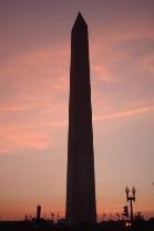 Washingtom Monument at dusk
