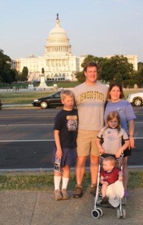 Our first time past the Capitol