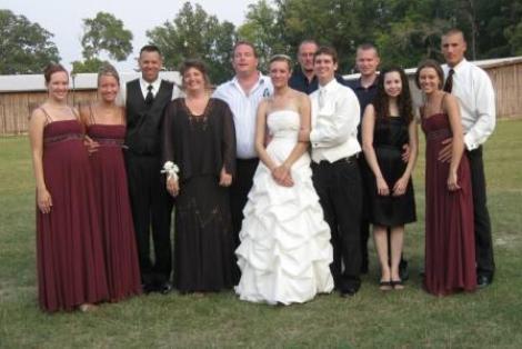Amanda and Jason with Edquist/Bender family