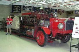 A LONG ladder truck