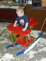 Thomas's favorite ride of the day and the band plays on...