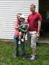 with Cousin Alexandra and Jon