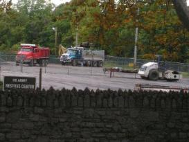 Trucks and diggers