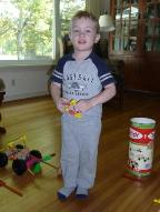 Triangles and squares with Tinker Toys