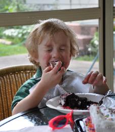 Thomas enjoys his 4th birthday!