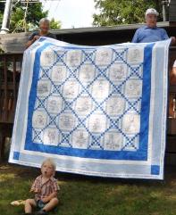 A tribute to 50 years and Elias (youngest grandchild) up front
