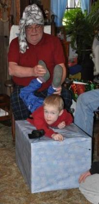 Grandpa's package opener