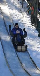 Jeffery took the most runs - this time with just Dad.
