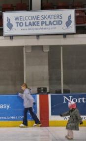 It was that little girl's first time on ice (and Bethan's first time around)