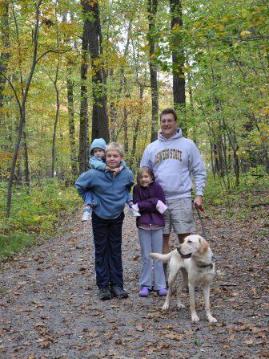 A walk to the Ontario County Park jump off