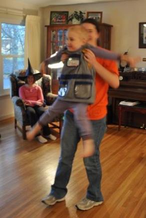 Thomas was showing Sarah what (he thought) Lindsey ought to do...