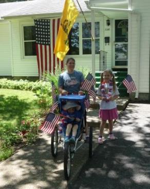 Heading to the 4th of July Parade