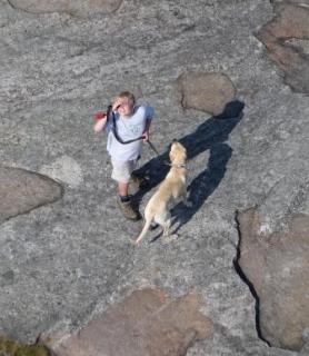 Jeffery and Jake wait for Dad