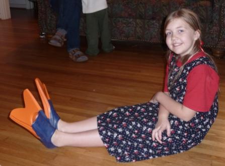Flipper footed mermaid