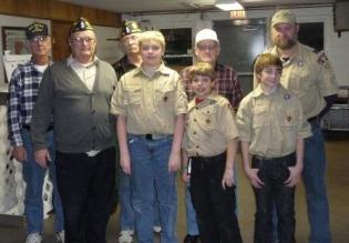 Jeffery after his Tenderfoot ceremony
