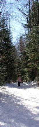 Bethan on the trail