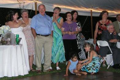 Janine, Aunt Barbara, Walter, Aunt Linda,(Jamie-Lynn kneeling)