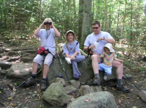 Water break and watching for bears