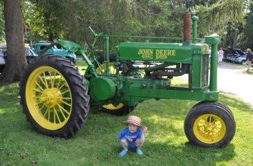 Under the John Deere